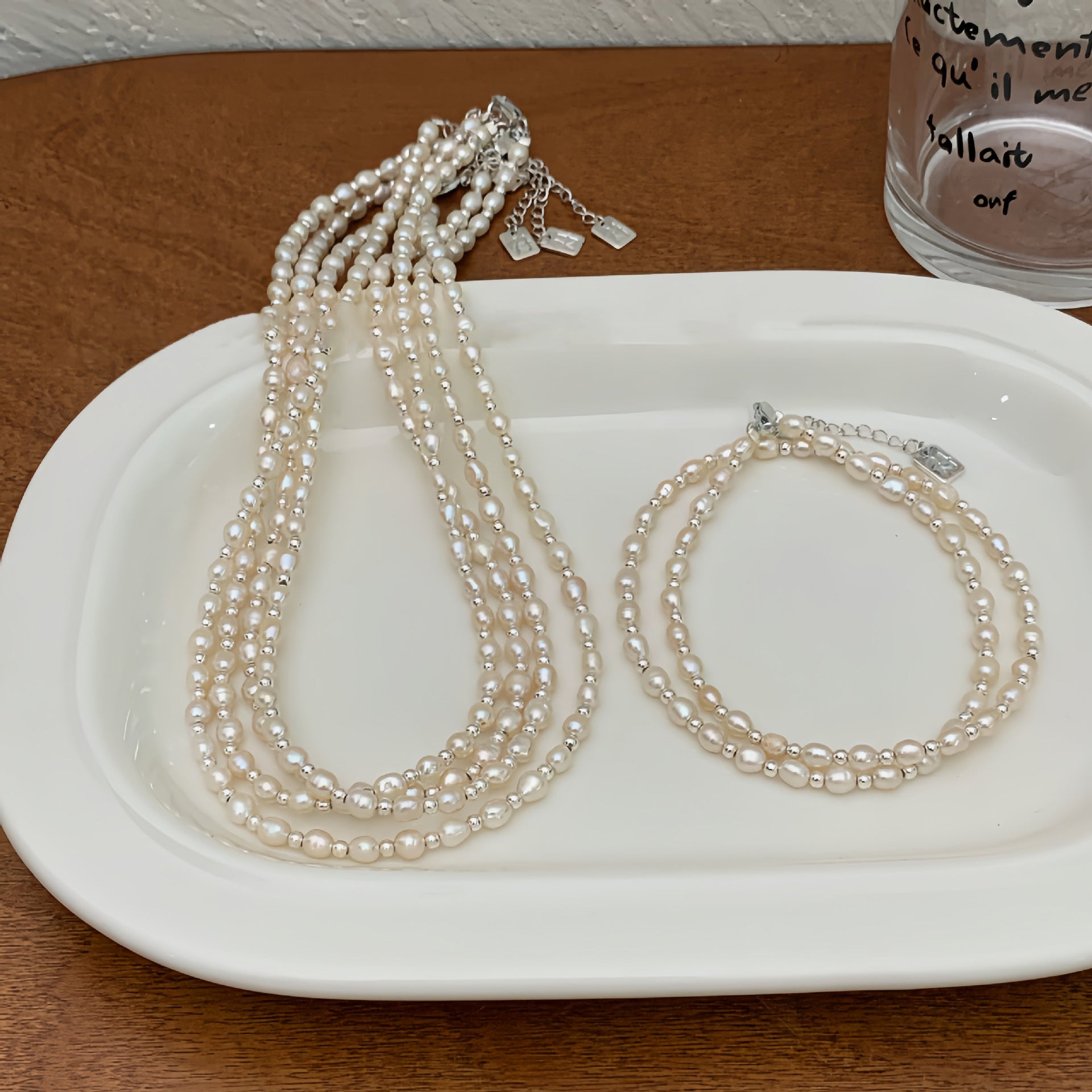 Freshwater Pearl & Mini Pearl Necklace