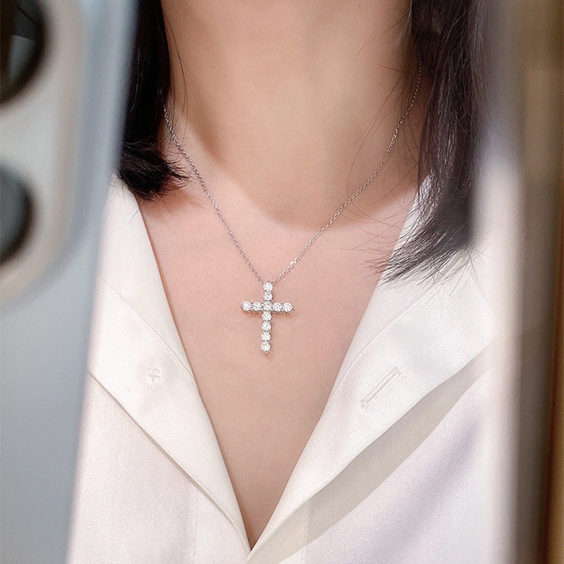 Cross Zirconia Necklace