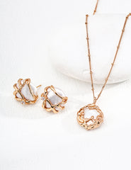 S925 Silver Natural Pearl Earrings