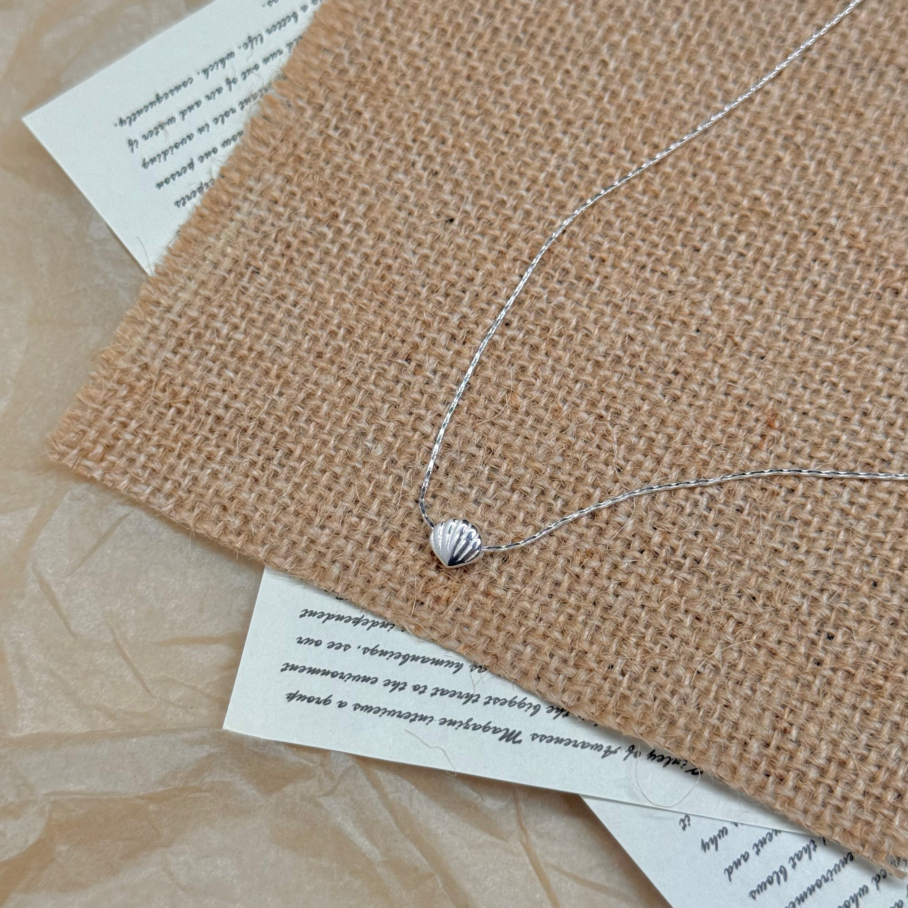 S925 Silver Mini Shell Necklace