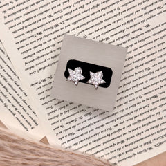 S925 Silver Star Stud Earrings