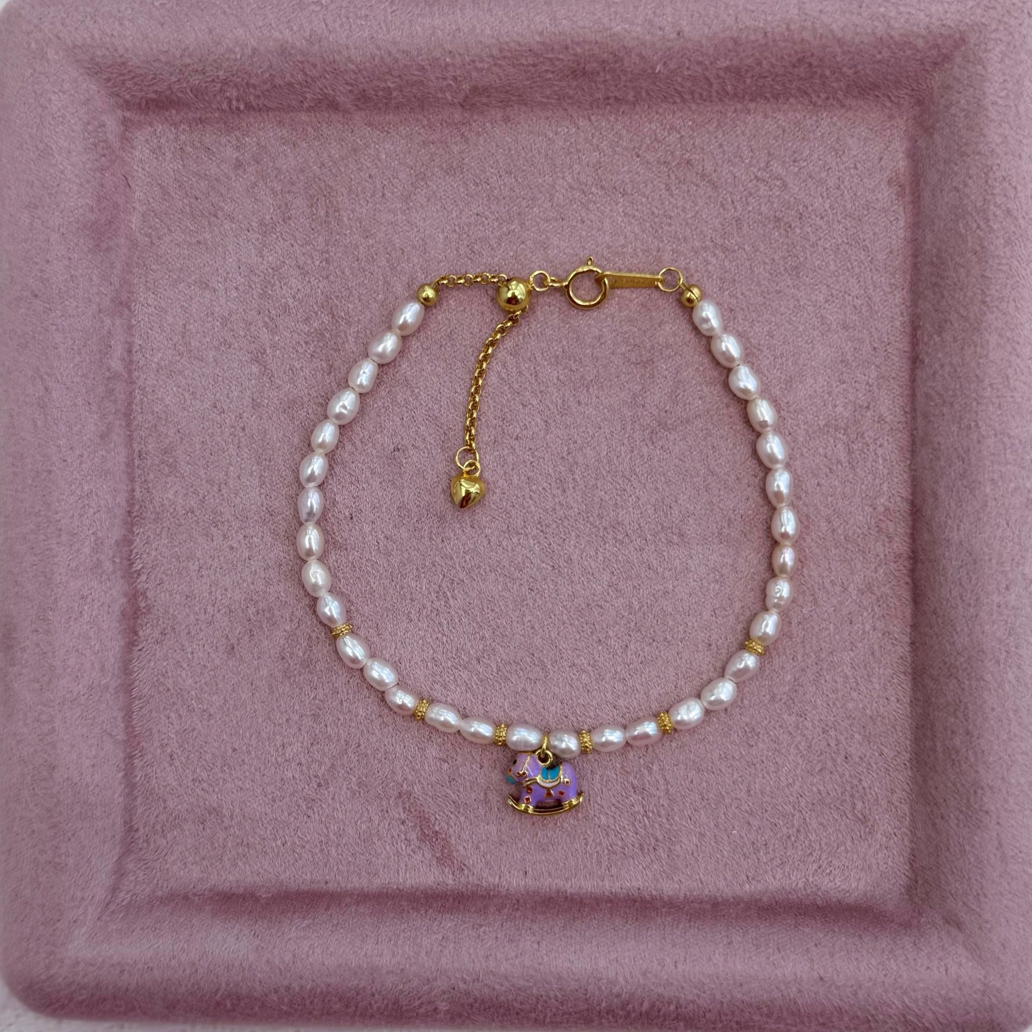 Moonlit Tale · Rocking Horse Pearl Bracelet